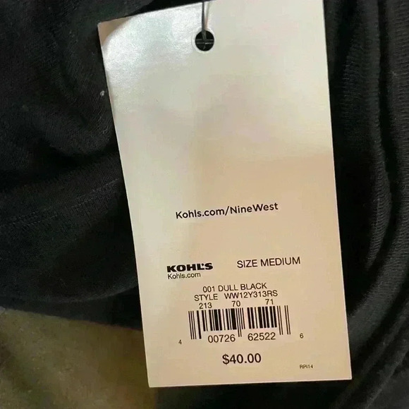 11. Nine West Fitted Black Dress, Size M, NWT - Picture 5 of 6